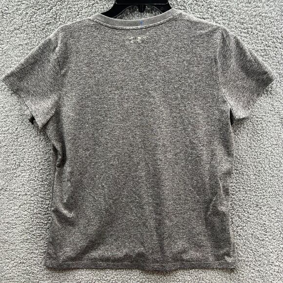 Under Armour Tech V-Neck Loose Fit T-Shirt Tee Heathered Gray Womens Extra Large - Picture 6 of 10